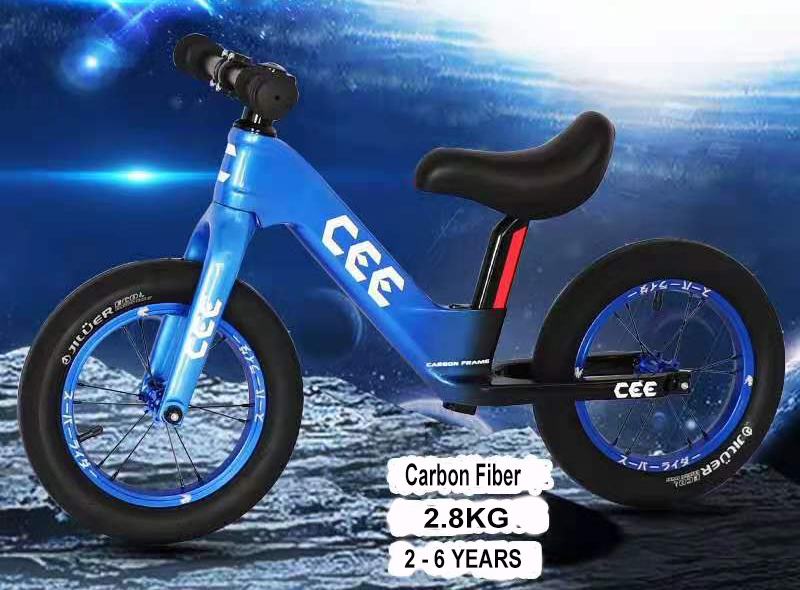 Carbon Fiber Frame Kids Balance Bike